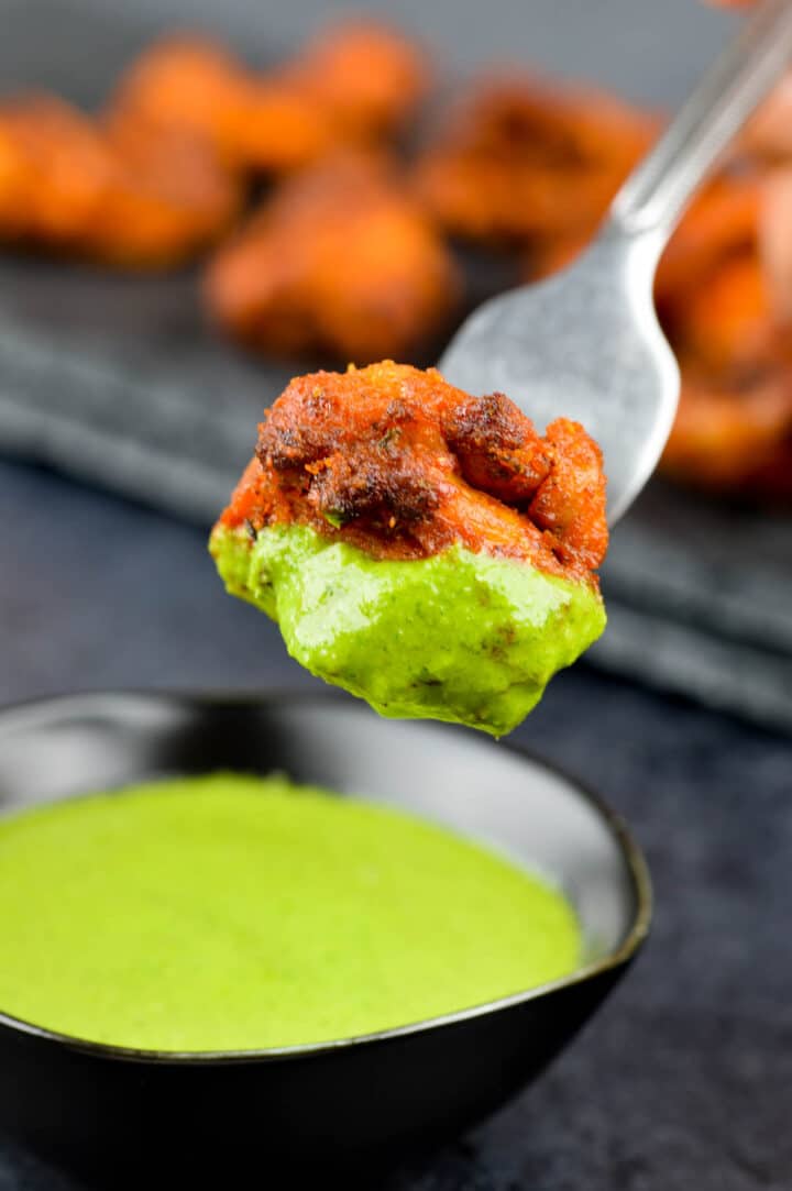 Boneless Tandoori Chicken in Air Fryer (Air Fryer Tandoori Chicken Bites)